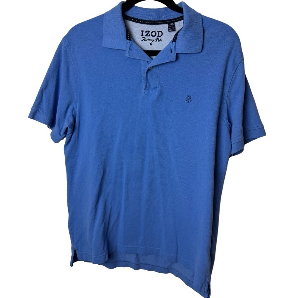 Izod polo shirt blue medium